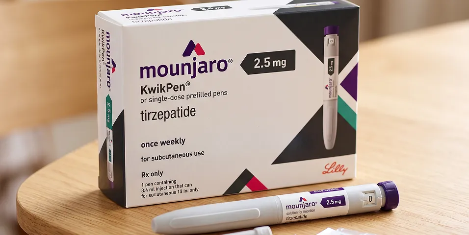 Mounjaro tirzepatide KwikPen and box
